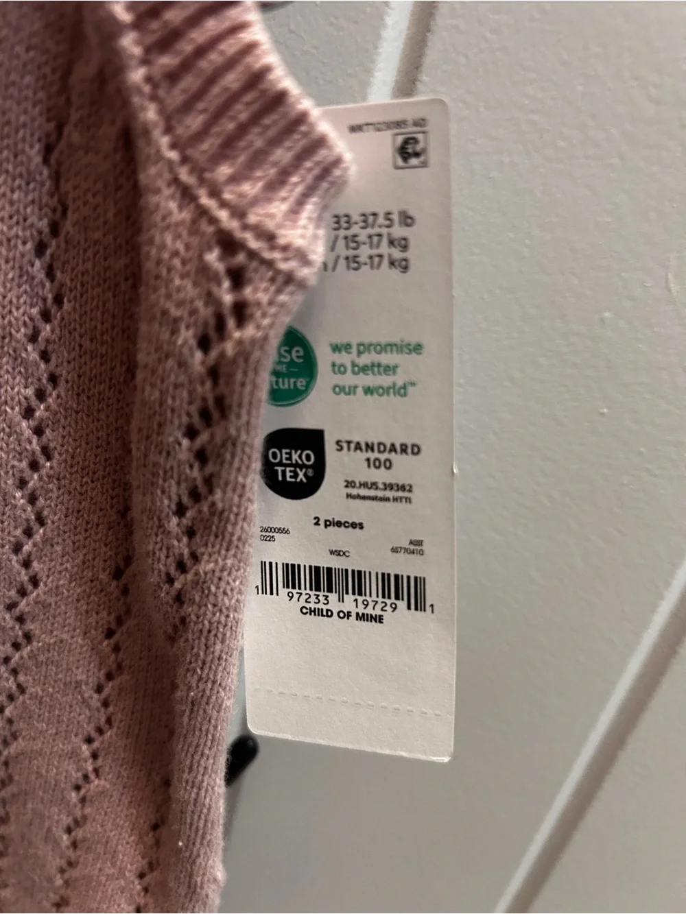Carter's Toddler Girl Pink Knit Tank & Shorts Set, mauve pink 5T